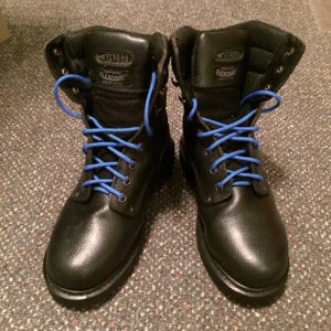 Old Black Work Boots - Post